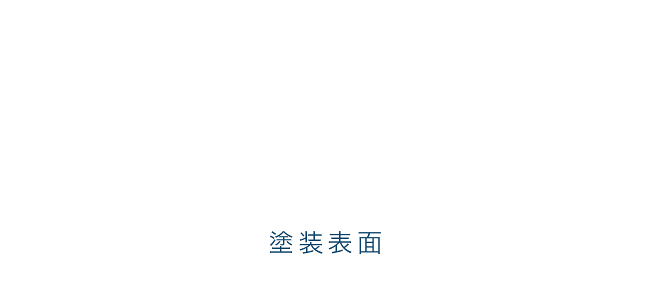 コーティングイメージ...塗装表面にガラスコーティング[GT]を施工します。